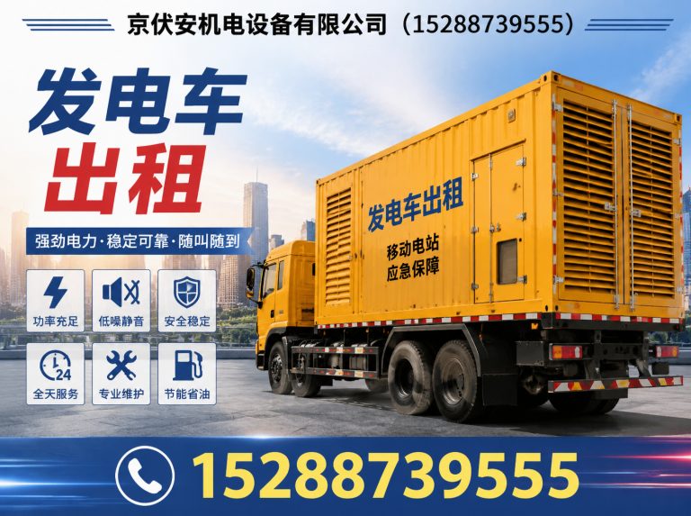临汾发电车出租展示图